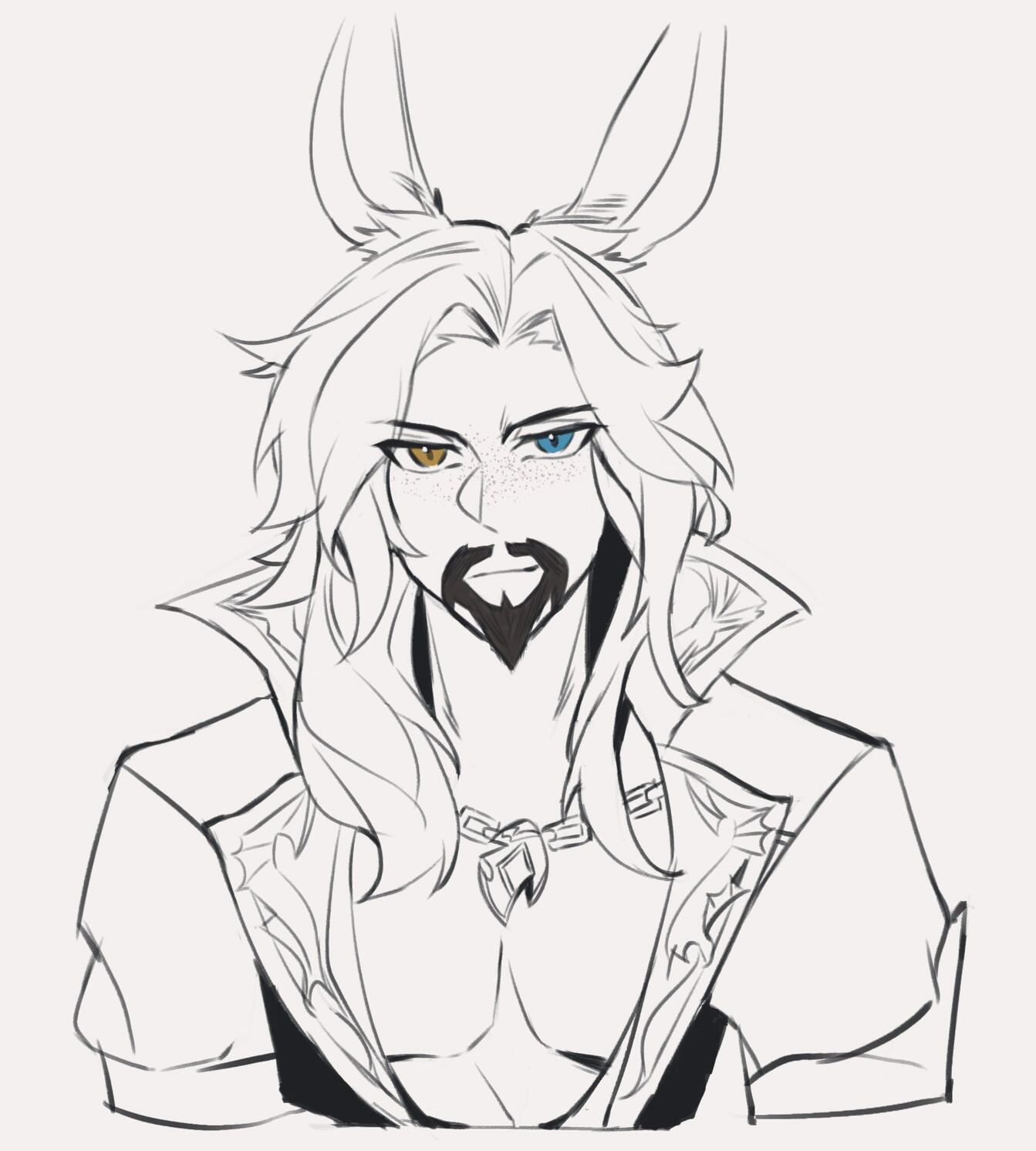 Drawn by: @MuushuPork (For prompt on Twitter)