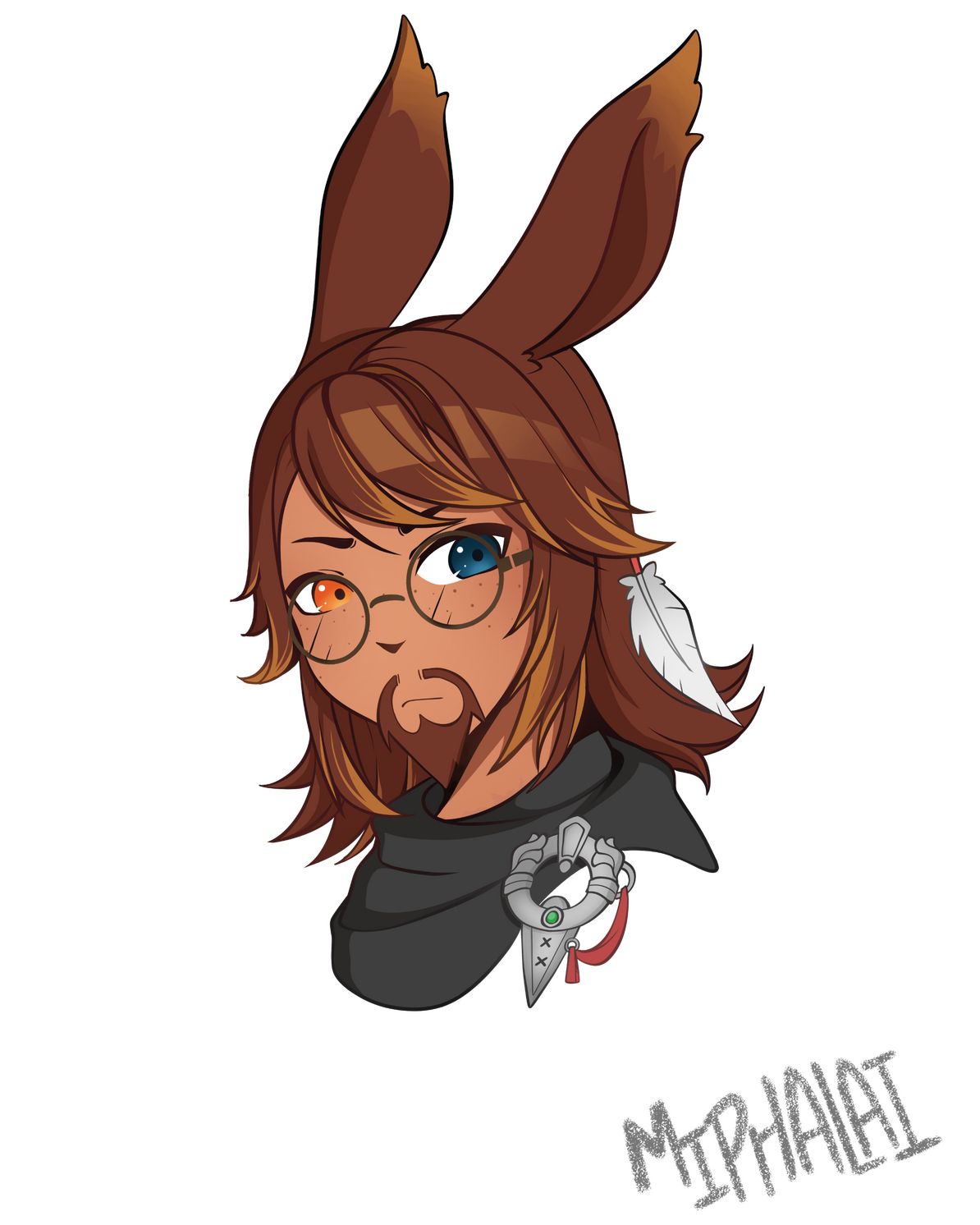 Commissioned from: @Miphalai (For Lunarcon 2022) ((No socials))